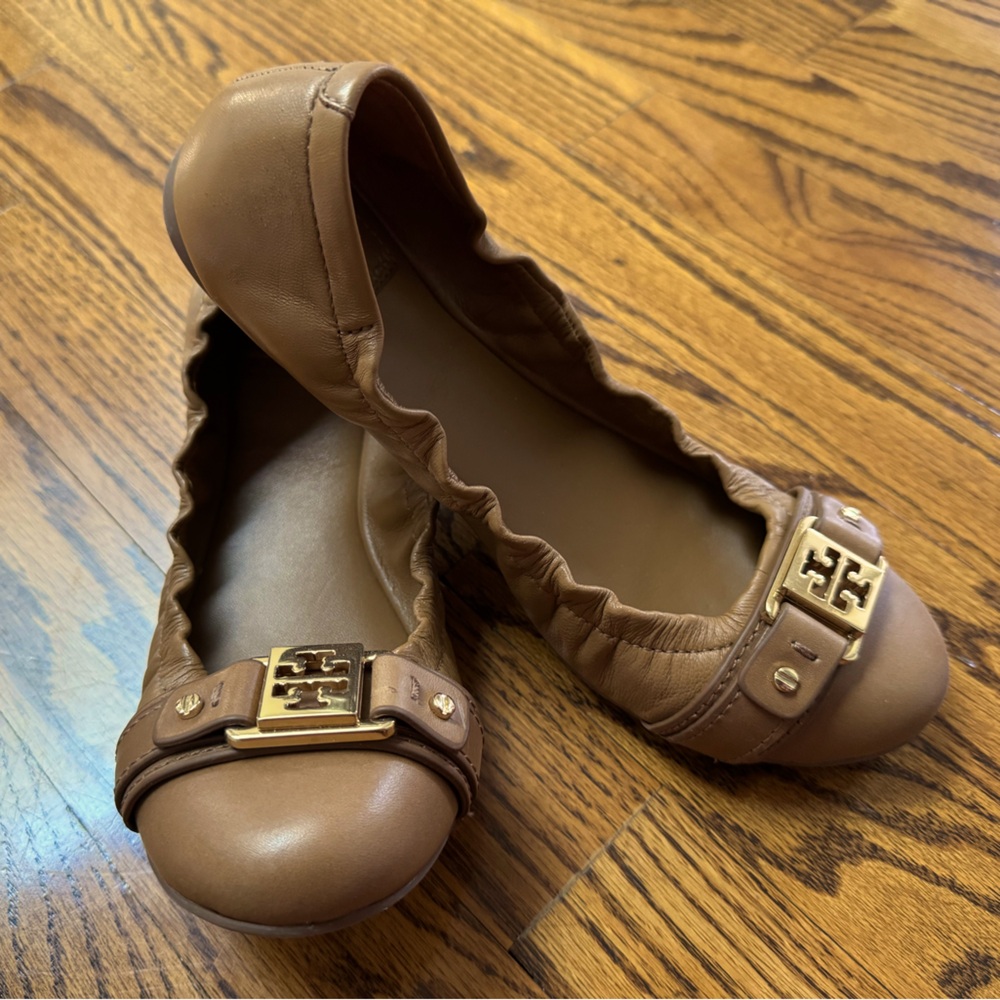 Tory Burch Ambrose Flats - Tan - Size 7
